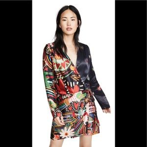 Carnival Hearts Wrap Dress - w/o Tags, Never Worn